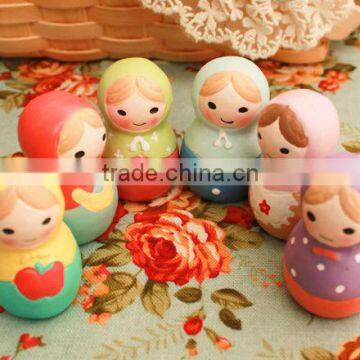 2D or 3D Fashion Resin Russia doll