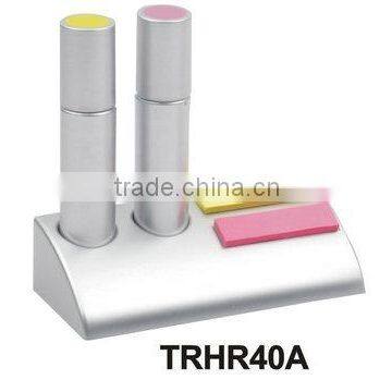 Novel 2 in 1 promotional Highlighter (with color memo pad)