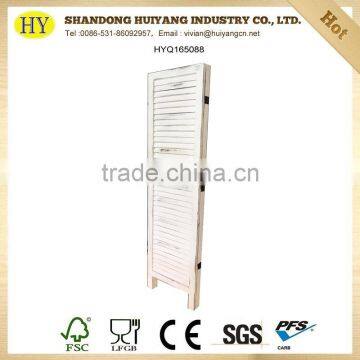 Vintage Painted Folding Screen Room Divider photo-3