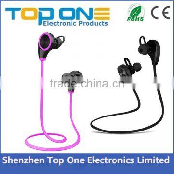 2016 High quality stereo wireless bluetooth headset with CE ROHS REACH certifications