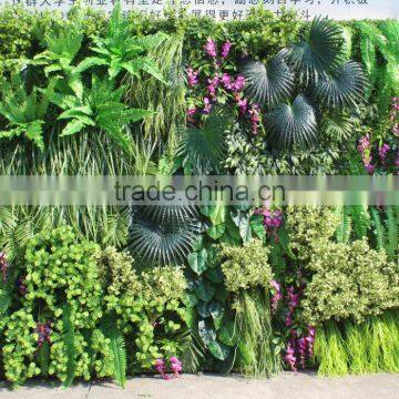 Factory price vertical fake artificial grass garden green wall