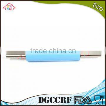 NBRSC 15.7" Inch 40CM Stainless Steel Rolling Pin Silicone Rolling Pastry Metal Dough Flour Bread Kitchen Tool photo-6