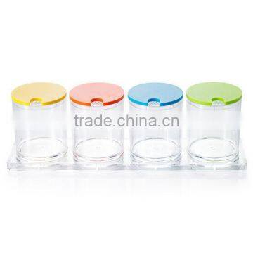 4 Cases Transparent Seasoning Box Spice Box Set Plastic Spice Bottles Wholesale photo-4