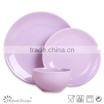Party Use Stoneware Dinner Set in Glossy Color photo-3