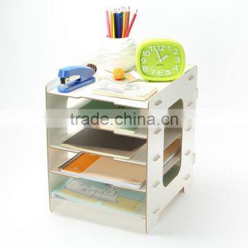 Cosmetics Storage Box Wooden Folder Storage Box /DIY Storage Rack/letter Storage Rack photo-4