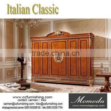 YB62 Europe Royal Classical Style Solid Wooden Storage Cabinet, Storage Cabinets With Five Chest of Drawers photo-5