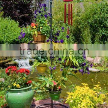 Hot Selling Metal Balcony Hanging Floorstanding Flower Pot Stand photo-4