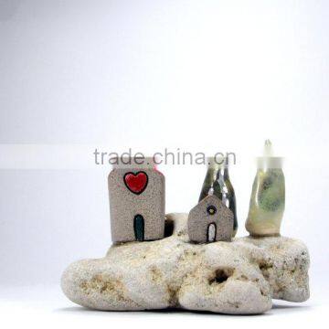 Little Village Sculpture , Rustic Home Decor , Beach Houses photo-3