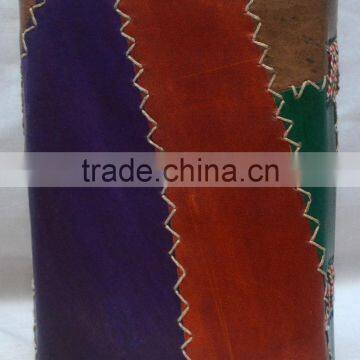 Handmade Vintage Multi Color Leather Notebook With Clasp photo-2