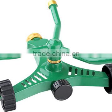 3-Arm Rotary Sprinkler for Lawn Watering, Multilingual