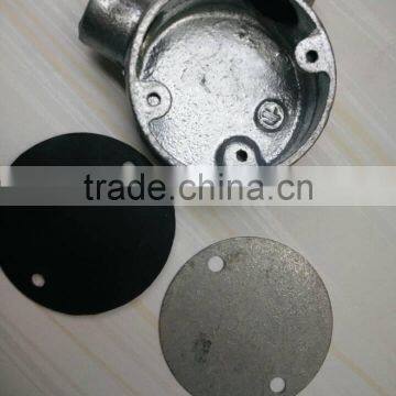 20mm and 25mm GI Junction Box 1Way With Lid Cover and Screw photo-4