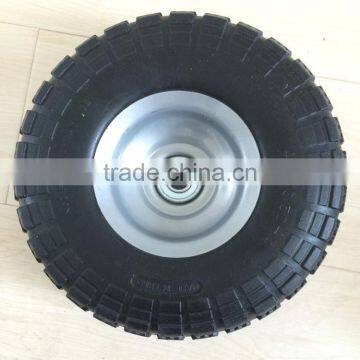 Steel Hub Small PU Wheel 4.10 350-4 Tyre photo-3