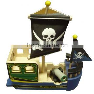 Pirate ship , wooden toys,ship toy