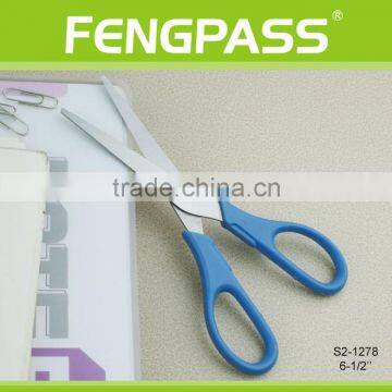 S2-1278 6-1/5" 2CR13 Stainless Steel PP Plastic Handle Stationery Scissors / Kid Scissors photo-2