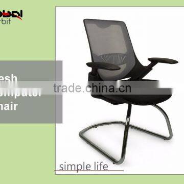 Fashion Design High Qualit Conference Mesh Arm Chair With Chrome Legs photo-2