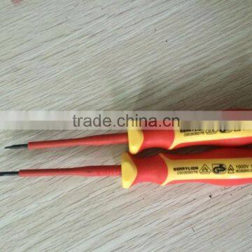High Quality VDE Screwdrivers for Slotted Screw, Insulated Screwdriver Design photo-3