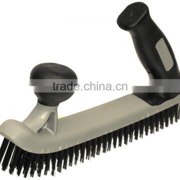 Two Handed Wire Brush With Soft Grip Handle