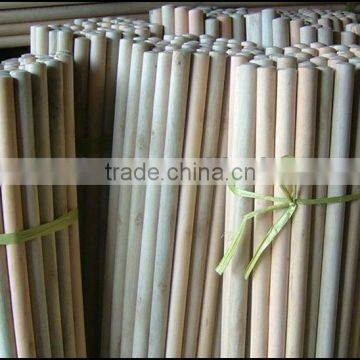 smooth round wooden broom handles