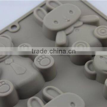 WCJB047 Silicone Cake Mold Chocolate Candy Cake Pan of Bakeware Color Randomly Non-stick Bake Ware Tools photo-2