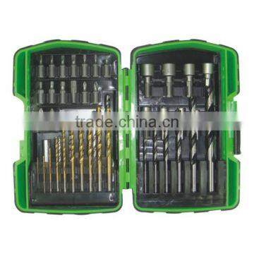 46 piece high quality drill bit set in plastic case