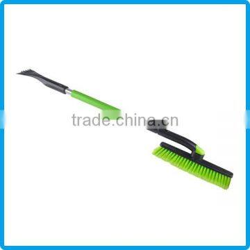 Patend design telescopic pole rotating snow brush