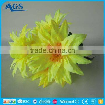 Beautiful styles bright yellow fake flower for home decoration