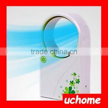 UCHOME Mini Portable USB Battery Bladeless Fan No Leaf Air Conditioning photo-5