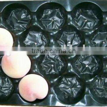 High Quality Polypropylene Black Plastic Stackable Food Tray photo-3
