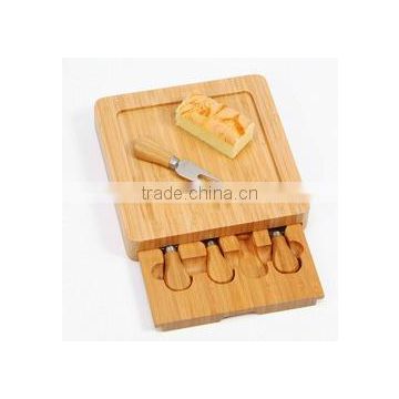 Cheese knives With Bamboo Case #10816