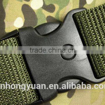 Military Green Plastic Buckle High Strength 600D Nylon Tactical Combat Belts photo-2