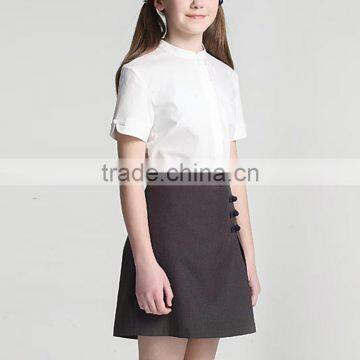 School Girl Skirt Dress Solid Color All-match New Design Custom Made photo-5