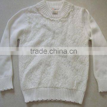 High Quality sweater design for girl children knitting patterns girls sweaters(BKN5259)