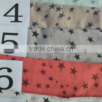 2017 Fashion Girls New Arrival Designer Viscose England Print Star Scarf photo-5