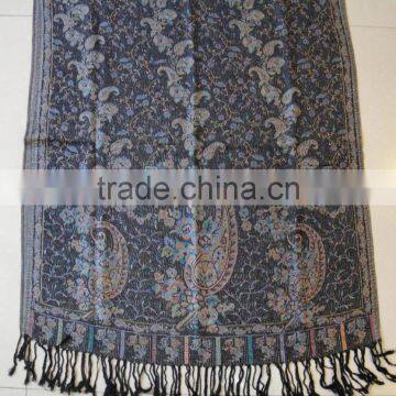 wholesale factory Russian lady paisley pashmina shawl 100%rayon