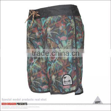 Tropical Print Boardshorts 2017 Mens Quick Dry Swim Trunks With High Quality Fabric photo-3