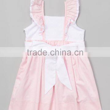 Latest Summer Kids Clothes Children Cartoon Embroidery Sleeveless Dress Baby Girls Dresses photo-2