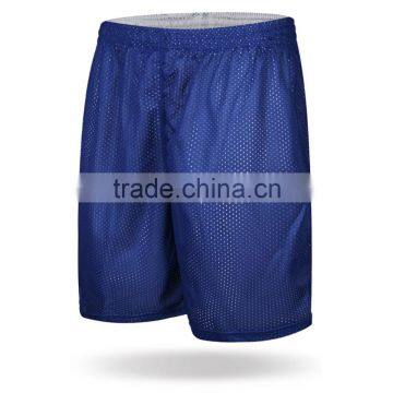 Cheap Men Mesh Blank Shorts Wholesale Double-Sides Wearing Ultra-light Breathable Basketball Shorts photo-5
