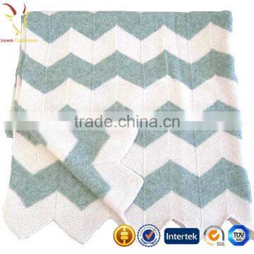 Pattern Cashmere Baby Knitted Blanket Wholesale photo-3