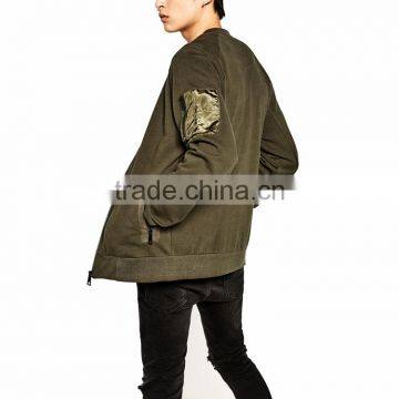 Top Quality Popular Polyester Lining Custom Bomber Varsity Jackets Men photo-5