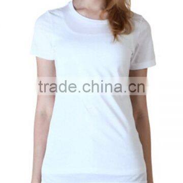 Ladies 100%Cotton White T-shirt