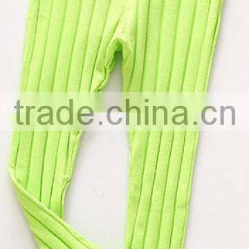 Fashion Unique Slim Design Breathable Children Knit Tight Pants/customized Seamed Kids Trousers Design for Girls photo-5