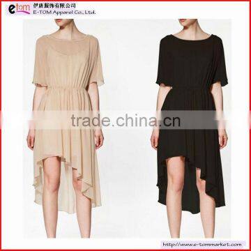 2013 New Arrival Chiffon Asymmetric Dress ET13005