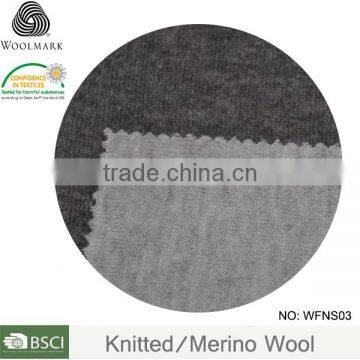 Merino Wool Knit Jersey Fabric Custom Jacquard Knitting Fabric photo-3
