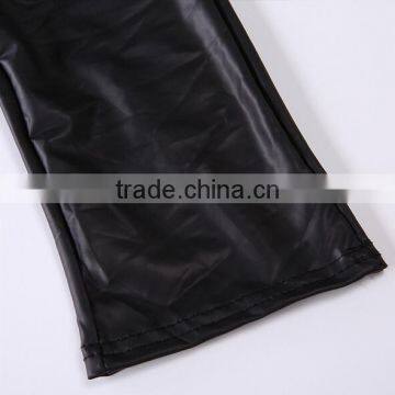 EY0046L Good Quality Fashion Design Autumn Winter Wear Leather Splicing Thick Women Leggings photo-3