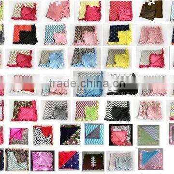 Wholesale Baby Chevron Minky Blanket Knitting Baby Minky Blanket,baby Cotton Blanket Minky Dot, Baby Swaddle Blankets photo-2