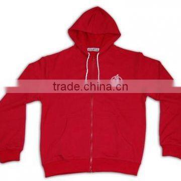 High Quality Promotional Men's Hoodies CVC/TC Fleece Plain Hoodie photo-5