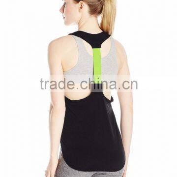 Girls' Fancy Fashion T-shaped Tank Tops Black Tank Top Women Sports Yoga Wear photo-3