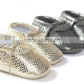 Shinning Leather Moccasins Shoes for Baby, Baby PU Shining Moccains photo-2