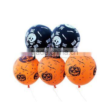 China Cheap Halloween Party Balloon Demon Cobweb Inflatable Pumpkin Helium Baloons