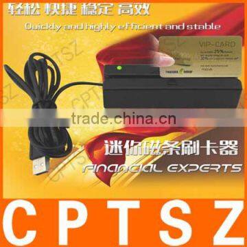 Mini Three Track Magnetic Stripe Card Reader Usb Card Reader Full (USB) photo-2